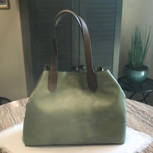 Sage green Purse Handbag Pocketbook Bag